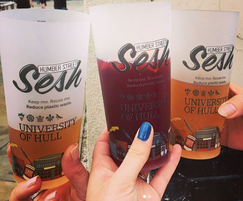 Re-usable Printed Festival Pint Cups